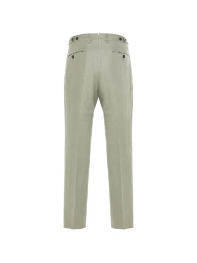 Corneliani Buttoned Trousers In Green