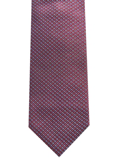 Corneliani Patterned Tie In Purple