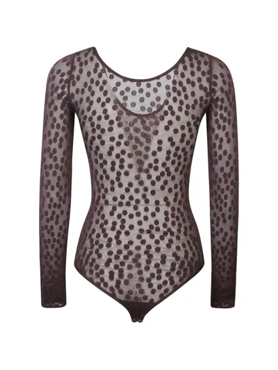 Wolford Polka-dot-pattern Body In Multi