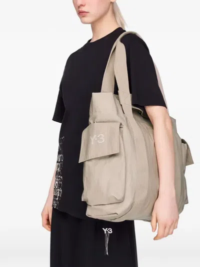 Y-3 Flap-pocket Shoulder Bag In Orange