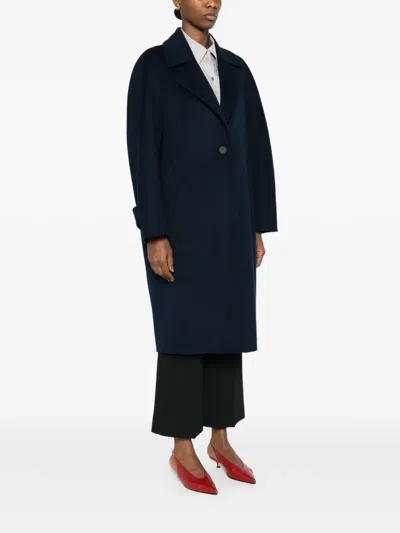 Joseph Franco Single-breasted Coat In Blue