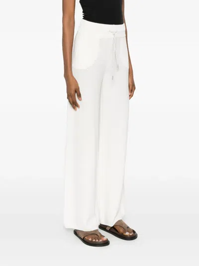 Panicale Drawstring-waistband Trousers In White