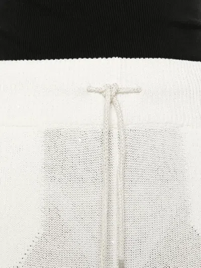Panicale Drawstring-waistband Trousers In White