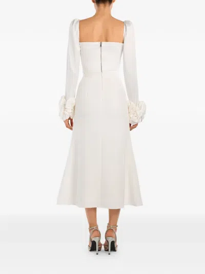 Post Meridiem Removable-cuff Long-sleeve Top In White