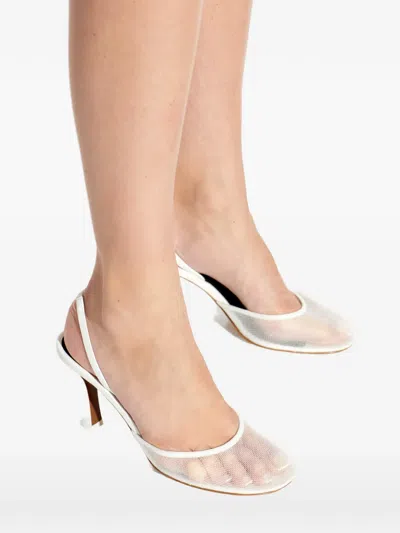 Neous Slingback Pumps In White