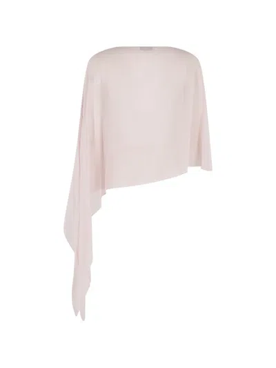 Antonelli Draped Blouse In Neutral
