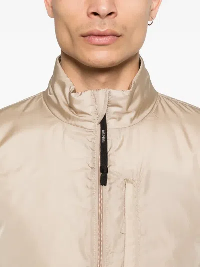 Aspesi Zip-up Jacket In Pink