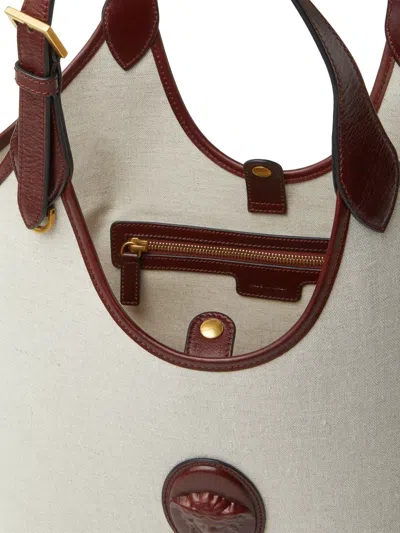 Versace Rivière Large Canvas Tote In Pattern