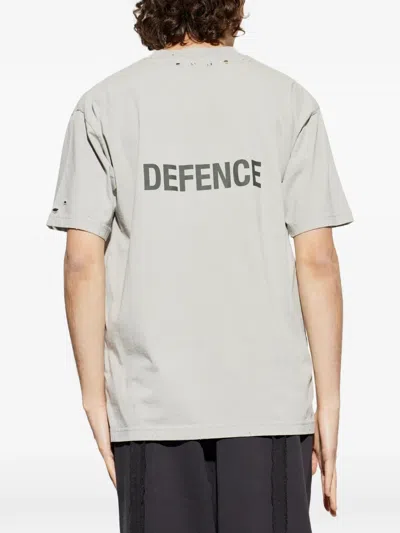 Umbro Distressed-effect T-shirt In Gray