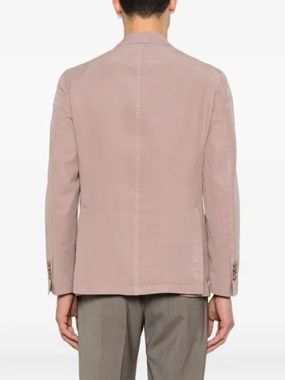 Luigi Bianchi Buttoned Blazer In Neutral