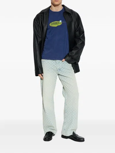 Misbhv Graphic T-shirt In Blue