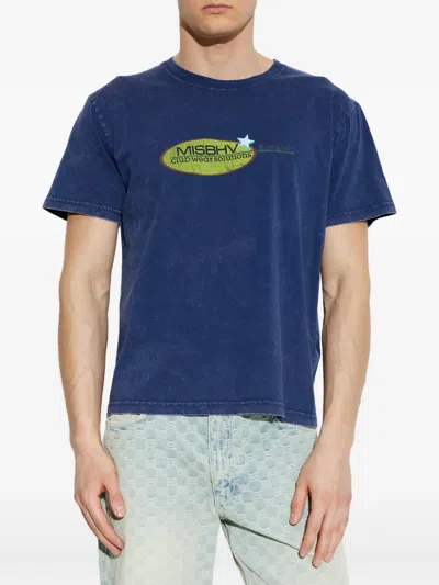 Misbhv Graphic T-shirt In Blue
