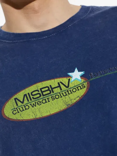 Misbhv Graphic T-shirt In Blue