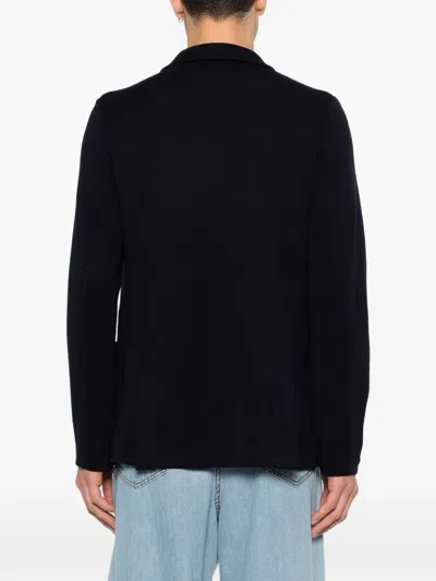 Gran Sasso Patch-pocket Wool Blazer In Blue