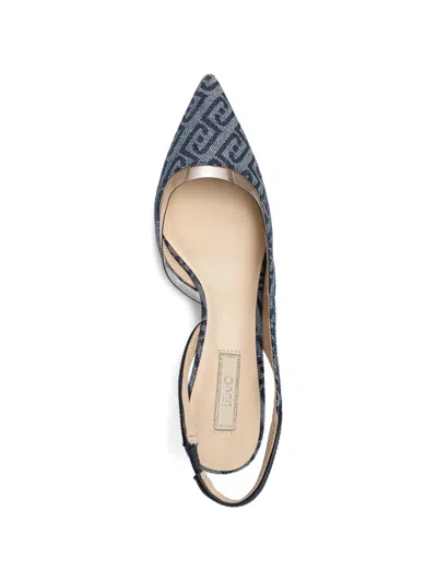 Liu •jo Denim Slingback Pumps In Multi