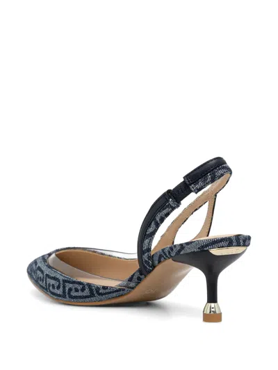 Liu •jo Denim Slingback Pumps In Multi