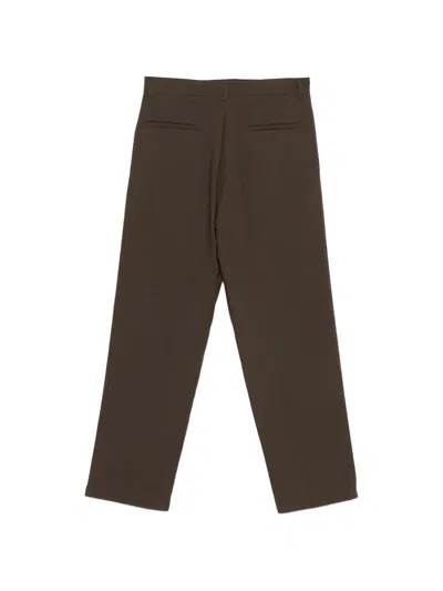 Just Cavalli Solid Trousers In Brown