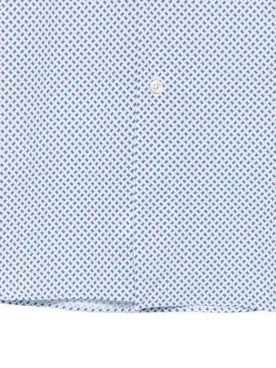 Xacus Patterned Shirt In Blue