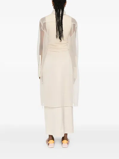 System Zip Cuffed Coat In Pink