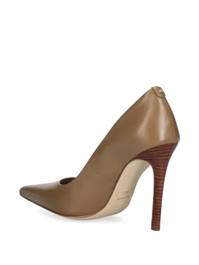 Michael Michael Kors Elyse Pointed-toe Pumps In Brown