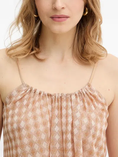 Forte Forte Check Patterned Blouse In Brown