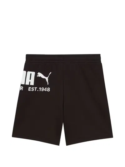 Puma Drawstring Shorts In Black