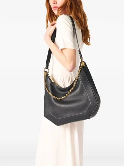Lancel Croisette Chain-strap Shoulder Bag In Black