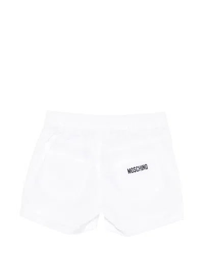 Moschino Button Shorts In White