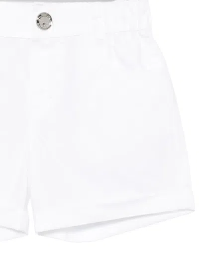Moschino Button Shorts In White