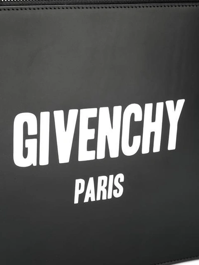 Shop Givenchy Paris Pouch - Black