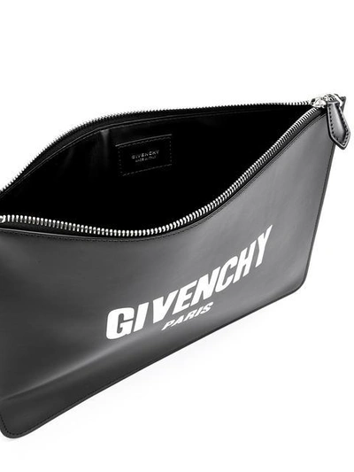 Shop Givenchy Paris Pouch - Black