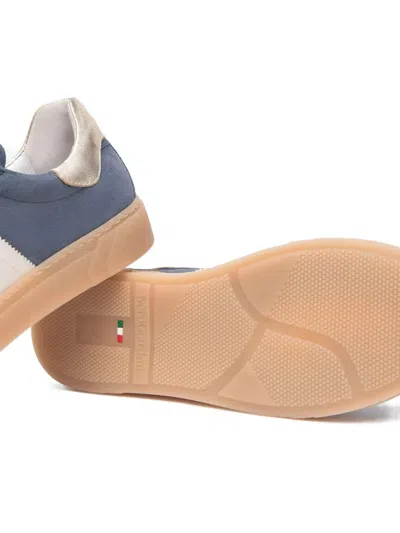 Nero Giardini Suede Lace-up Sneakers In Blue