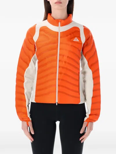 Nike Acg Lava Loft Down Trail Jacket In Orange