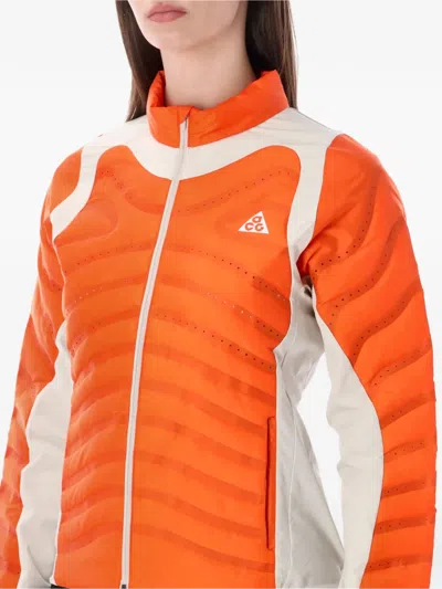 Nike Acg Lava Loft Down Trail Jacket In Orange