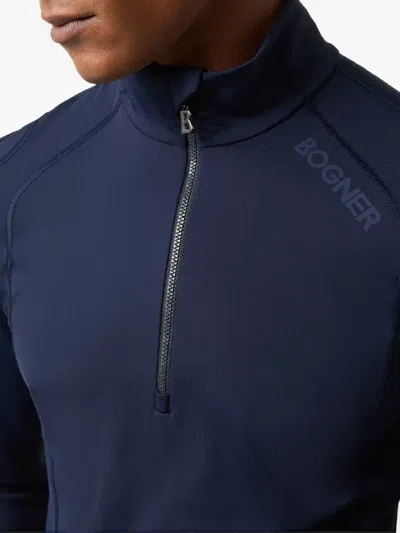 Bogner Harry Mock-neck Base Layers In Blue