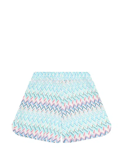 Missoni Zig-zag Patterned Shorts In Multi
