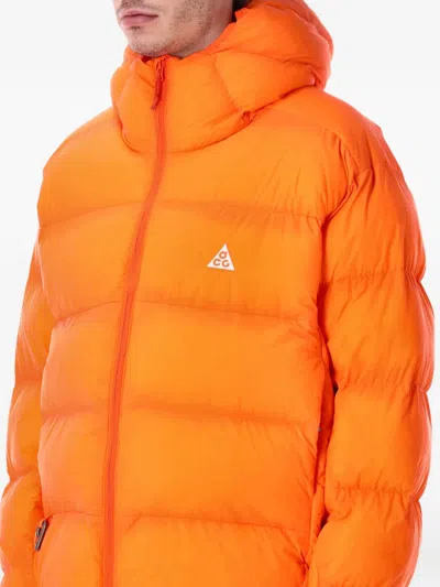 Nike Lunar Puffer Jacket In Orange