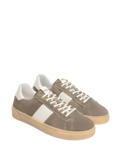 Nero Giardini Stripe Suede Sneakers In Multi
