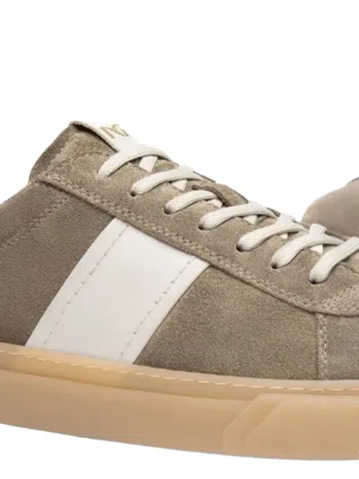 Nero Giardini Stripe Suede Sneakers In Multi