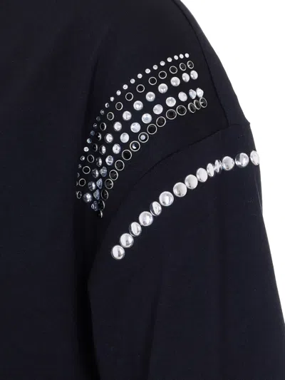 Liu •jo Application Details T-shirt In Black