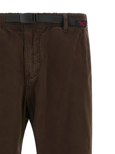 Gramicci Tailored Pants Featuring Belt Loops And Pockets In Brown