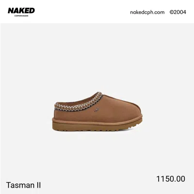 Ugg Tasman Ii 1174470-che Slipper Chestnut Suede Round Toe Rhs8037 In Brown