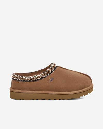 Ugg Tasman Ii 1174470-che Slipper Chestnut Suede Round Toe Rhs8037 In Brown