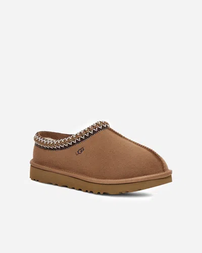 Ugg Tasman Ii 1174470-che Slipper Chestnut Suede Round Toe Rhs8037 In Brown