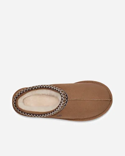 Ugg Tasman Ii 1174470-che Slipper Chestnut Suede Round Toe Rhs8037 In Brown