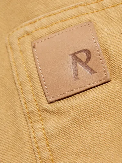 Represent Canvas Cotton Worker Jacket In Yellow