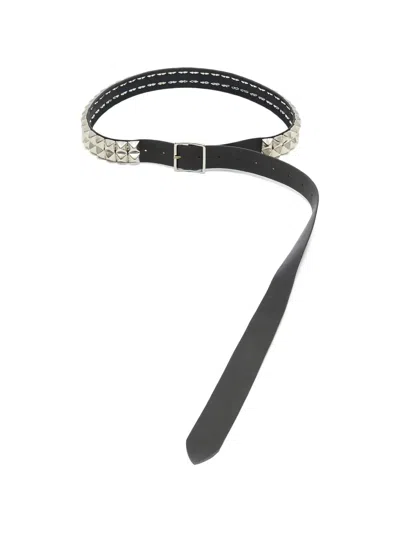 Undercover Stud-embellished Belt In Black
