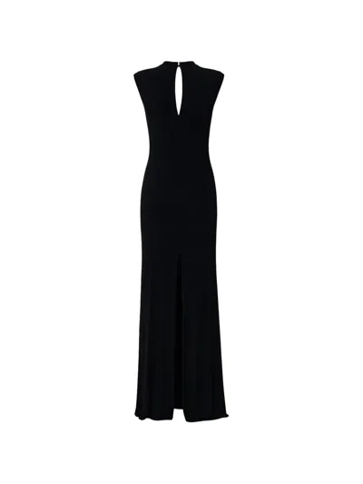 Joseph Maison Cut-out Split Maxi Dress In Multi