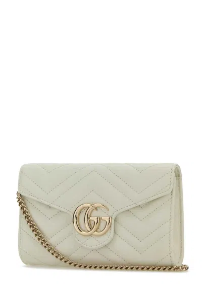 Gucci Gg Marmont Portemonnaie Mit Zickzackmuster In Neutral