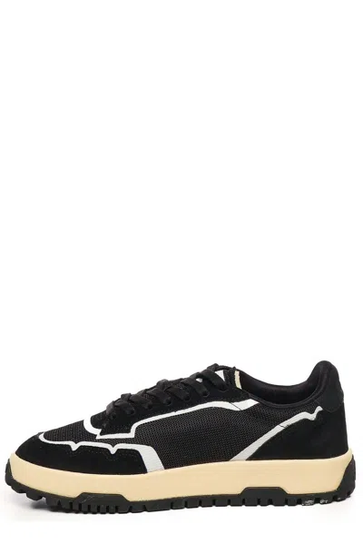 Autry Black Wildpace Low Sneakers In Black